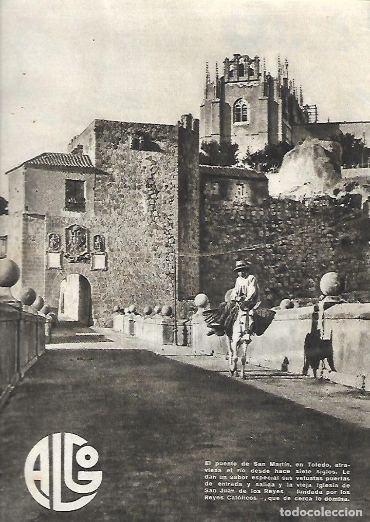 Collectionnisme de Revues et Journaux: 1933 COPENHAGE TORRE HERCULES CARCEL INVENTO LA OLLA TAJO ARANJUEZ TOLEDO GRAVITACION FOTOGRAFIA