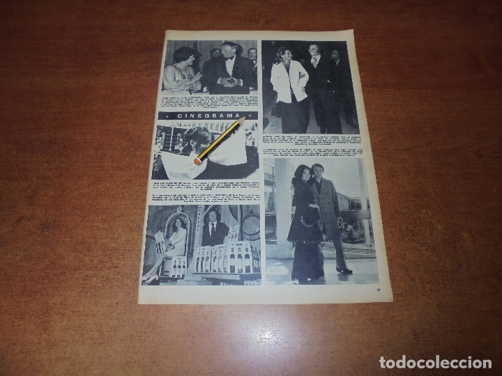 Coleccionismo de Revistas y Peri&oacute;dicos: CLIPPING1973: FRANK SINATRA. MICHAEL YORK. ROBERT VAUGHN AGENTE CIPOL. PREMIO VINOS GRAVES.