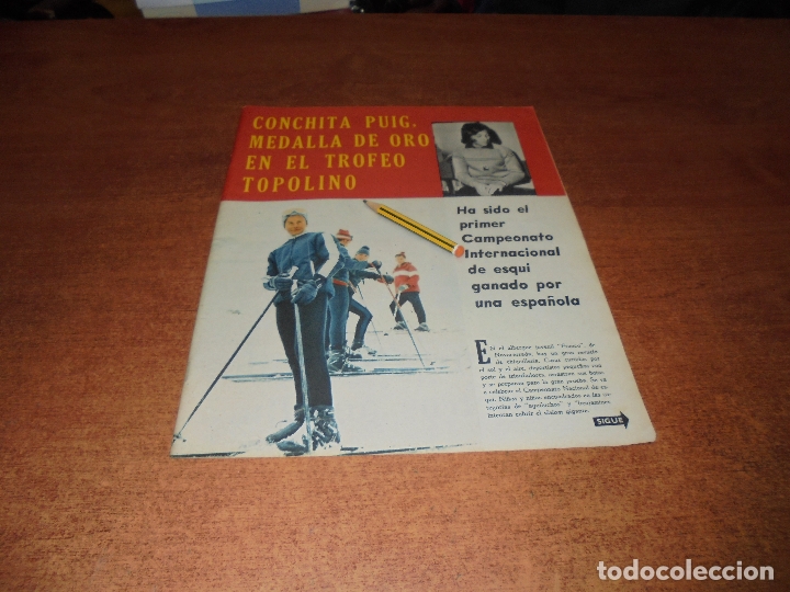 Coleccionismo de revistas y peri&oacute;dicos: RETAL 1967: CONCHITA PUIG ESQU&Iacute; MEDALLA DE ORO TYROFEO TOPOLINO / PUBLICIDAD COURTELLE