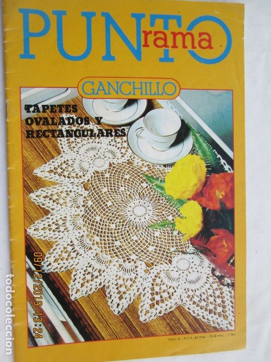 Coleccionismo de Revistas y Peri&oacute;dicos: PUNTO RAMA , GANCHILLO , TAPETES OVALADOS Y RECTANGULARES N&ordm; 5