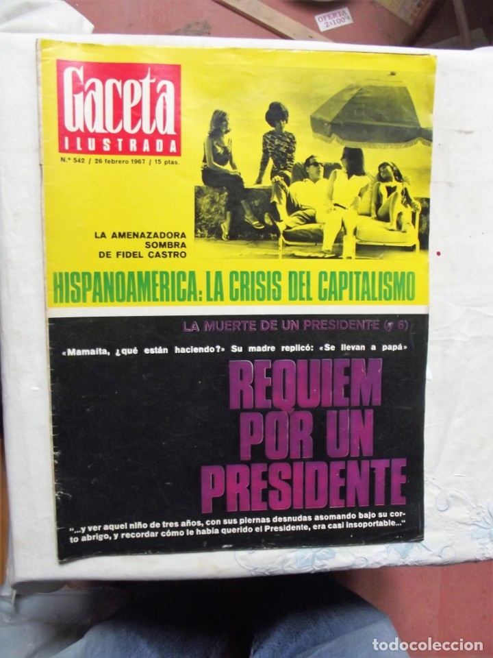 Collezionismo di Riviste e Giornali: REVISTA GACETA ILUSTRADA N&ordm; 542 - 26 DE FEBRERO DE 1967