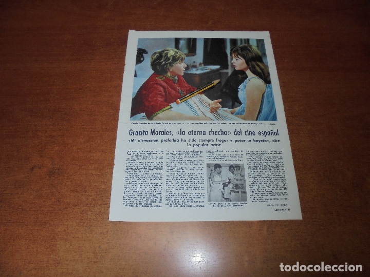 Coleccionismo de Revistas y Peri&oacute;dicos: RETAL 1965: GRACITA MORALES. ROC&Iacute;O DURCAL. / PUBLICIDAD MEDIAS GLORY.