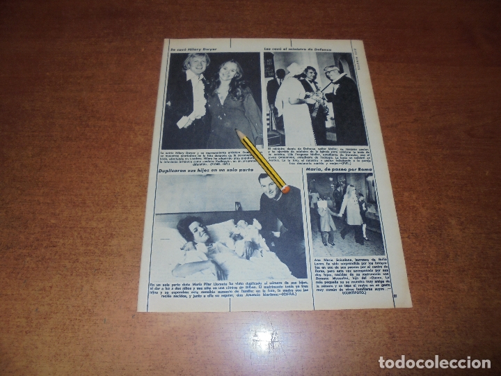 Coleccionismo de Revistas y Peri&oacute;dicos: RETAL 1973: HILLARY DWYER Y DUNCAN HEAT. TRILLIZOS EN BILBAO. HERMANA SOF&Iacute;A LOREN.