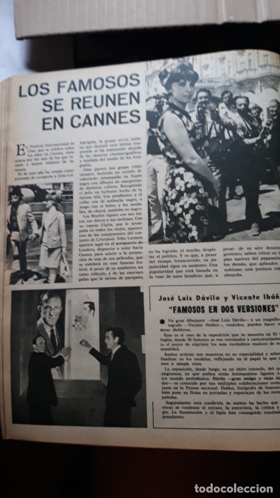 Coleccionismo de Revistas y Peri&oacute;dicos: john lennon gina lollobrigida jose luis davila vicente iba&ntilde;ez