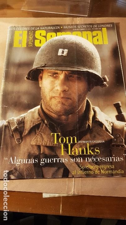 Collection Magazines and Newspapers: Revista EL SEMANAL. A&ntilde;o 1998. Desembarco Normand&iacute;a. Salvar al soldado Ryan