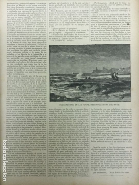 Colecionismo de Revistas e Jornais: REVISTA A&Ntilde;O 1887 .GRABADOS ILUSTRACIONES ALCAZAR TOLEDO IGLESIA DEL TRANSITO TOCADOS FEMENINOS XVIII