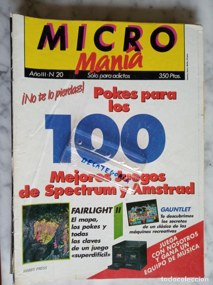 Collectionnisme de Revues et Journaux: revista micro mania a&ntilde;o III n&ordm; 20