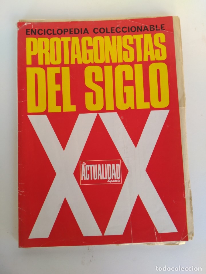 Coleccionismo de revistas y peri&oacute;dicos: Coleccionable protagonistas del siglo XX, de la revista actualidad espa&ntilde;ola