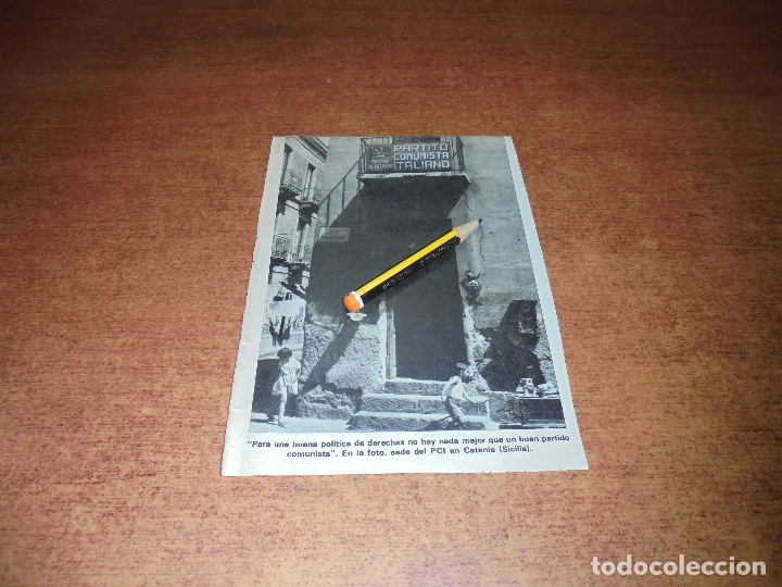 Coleccionismo de Revistas y Peri&oacute;dicos: RETAL 1978: SEDE DEL PARTIDO COMUNISTA ITALIANO EN CATANIA (SICILIA) ITALIA.