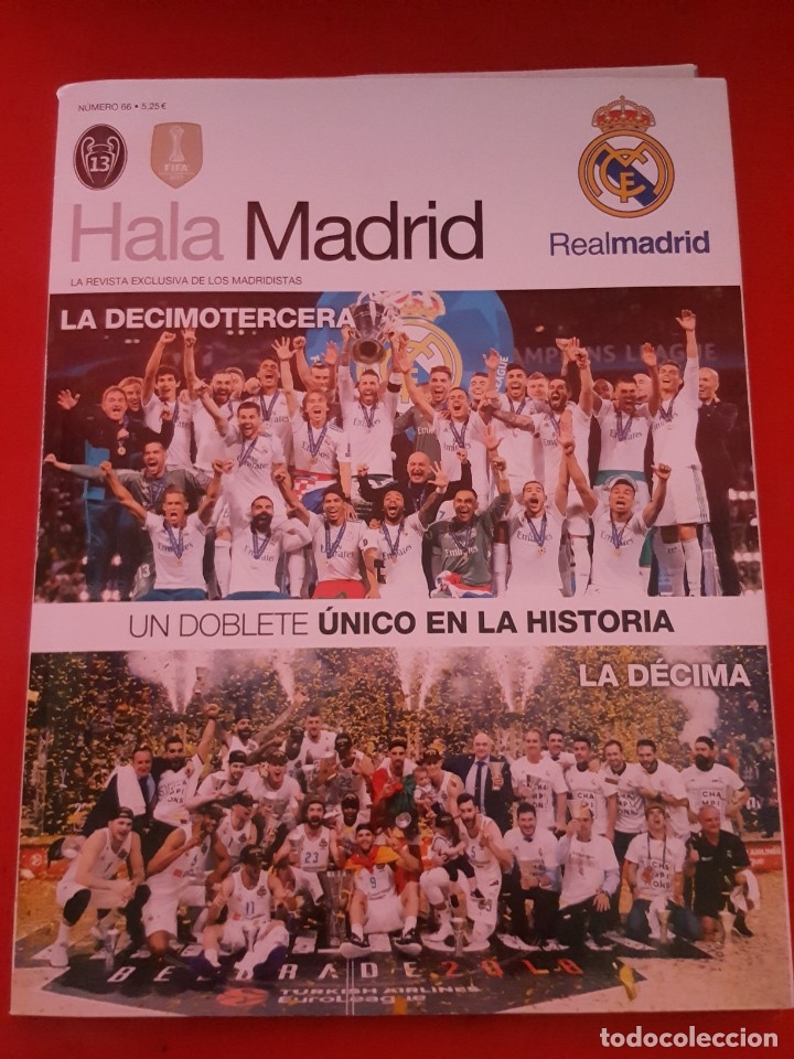 Coleccionismo de Revistas y Peri&oacute;dicos: HALA MADRID. NUMERO 66. LA REVISTA DEL REAL MADRID. EN BUEN ESTADO.