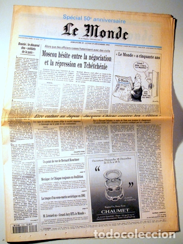 Collection Magazines and Newspapers: LE MONDE. Special 50e anniversaire - Paris 1994 - Ilustrado - Livre en fran&ccedil;ais
