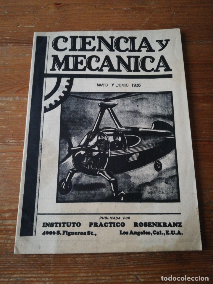 Coleccionismo de Revistas y Peri&oacute;dicos: Revista Ciencia y Mec&aacute;nica. Mayo y junio. 1935