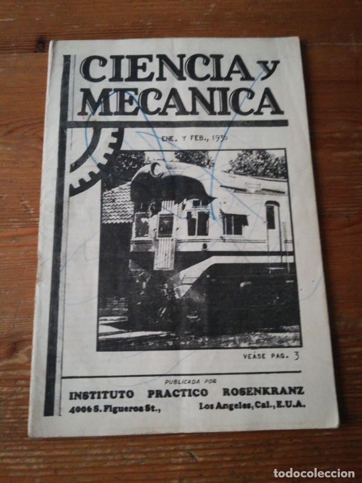 Coleccionismo de Revistas y Peri&oacute;dicos: Revista Ciencia y Mec&aacute;nica. Enero y febrero. 1936.