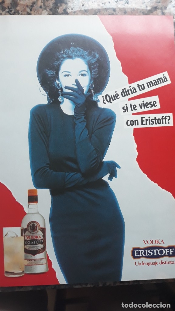 Collectionnisme de Revues et Journaux: ANUNCIO vodka eristow eristoff