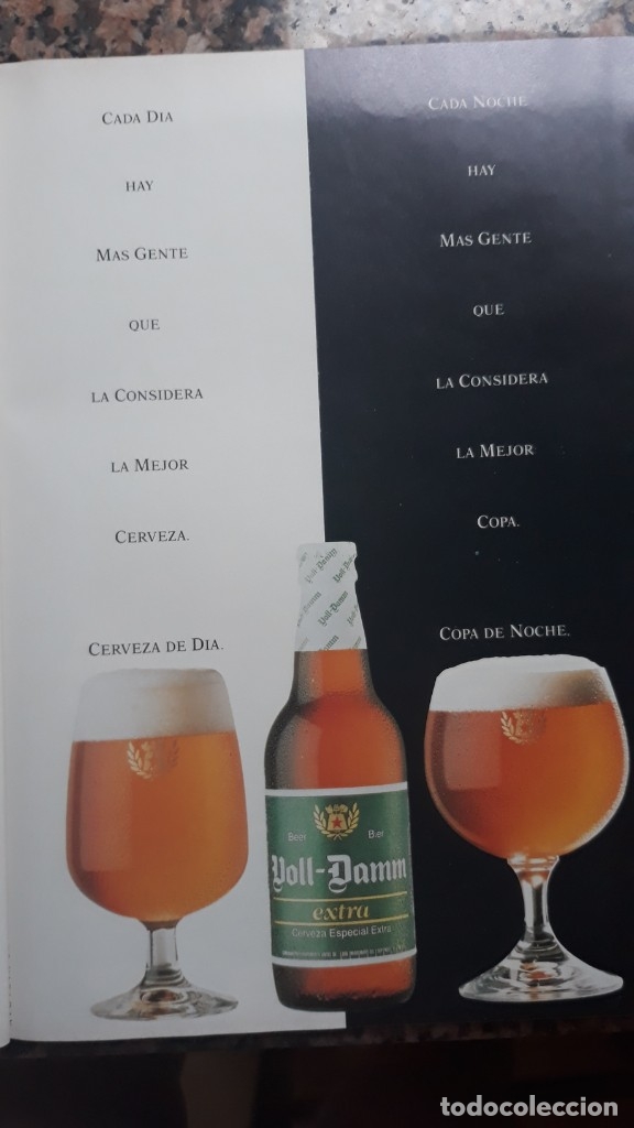 Collectionnisme de Revues et Journaux: ANUNCIO cerveza voll damm