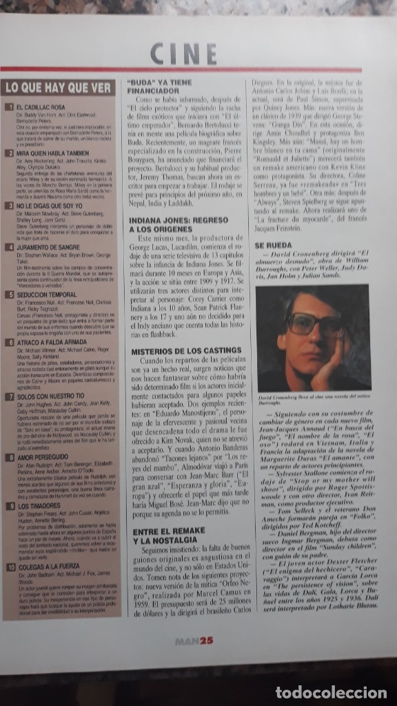 Coleccionismo de Revistas y Peri&oacute;dicos: david cronenberg