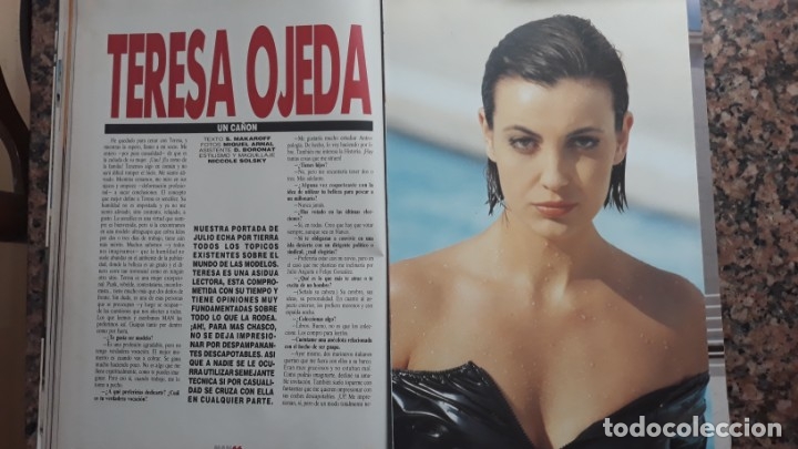 Coleccionismo de Revistas y Peri&oacute;dicos: teresa ojeda poster portada y pin ups