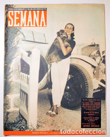 Coleccionismo de Revistas y Peri&oacute;dicos: SEMANA. N&ordm; 918, A&Ntilde;O XVIII - Madrid 1957 - Ilustrado