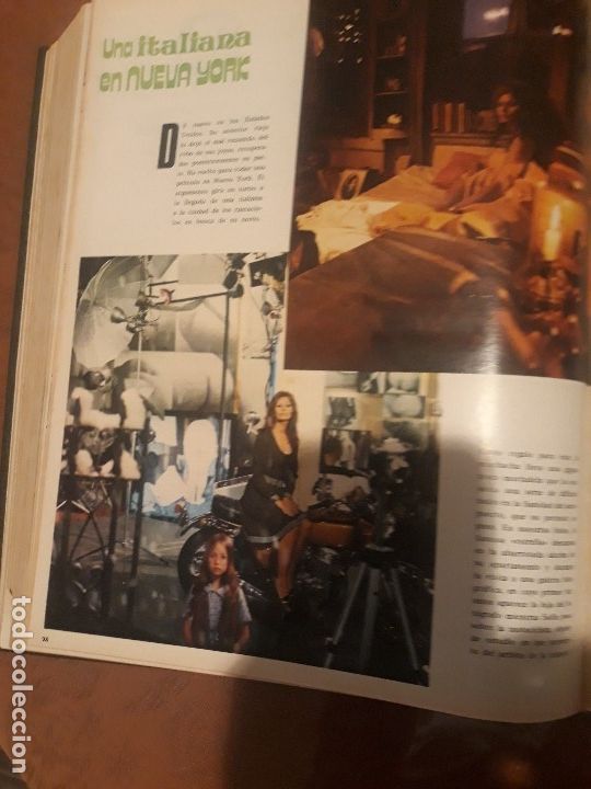 Coleccionismo de Revistas y Peri&oacute;dicos: SOFIA LOREN , UNA ITALIANA EN NUEVA YORK -  REVISTA DE 1971  -UNA PAGINA