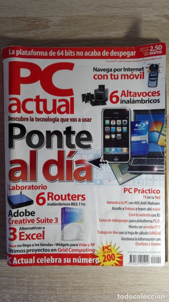 Coleccionismo de revistas y peri&oacute;dicos: REVISTA PC ACTUAL N&ordm; 200 A&Ntilde;O 2007.SIN DVD.