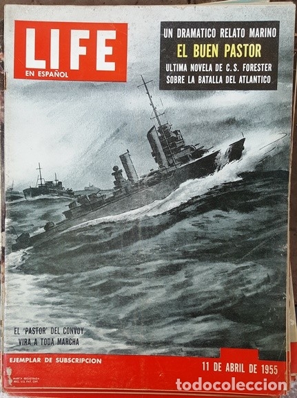 Coleccionismo de Revistas y Peri&oacute;dicos: 1955 LIFE ESPA&Ntilde;OL EL PASTOR DEL CONVOY JAMES DEAN & JULIE HARRIS AL ESTE DEL PARAISO MISILES INTERCO