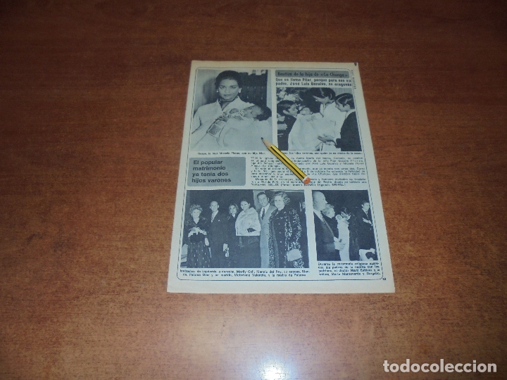 Coleccionismo de Revistas y Peri&oacute;dicos: CLIPPING 1972: LA CHUNGA - FRANK SINATRA Y DEAN MARTIN.