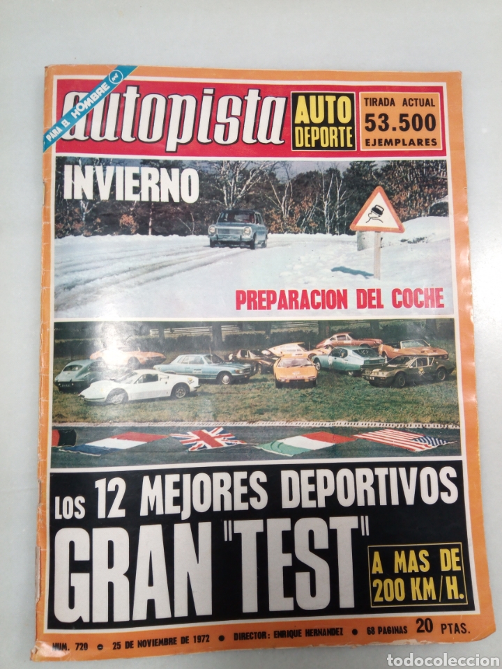 Coleccionismo de Revistas y Peri&oacute;dicos: Revista autopista 1972.
