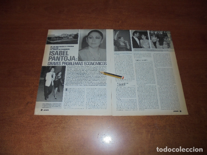 Coleccionismo de Revistas y Peri&oacute;dicos: CLIPPING 1991: ISABEL PANTOJA.