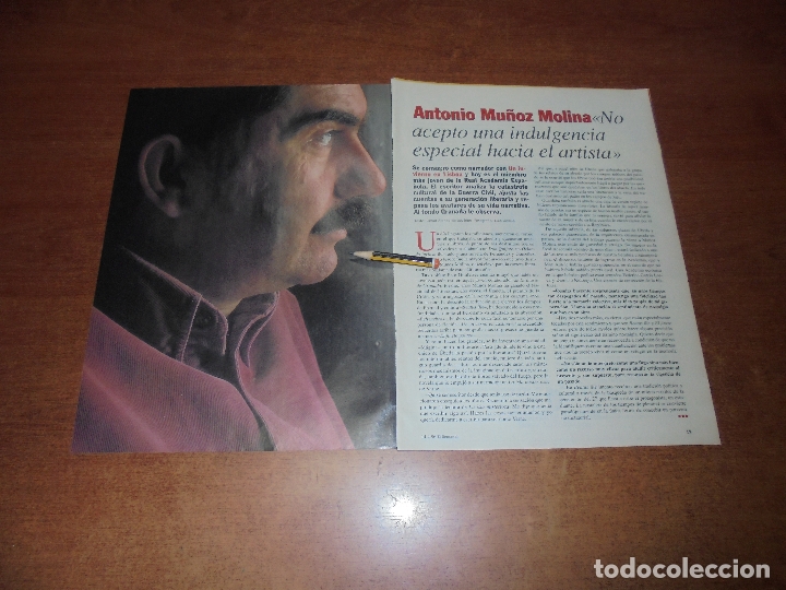 Coleccionismo de Revistas y Peri&oacute;dicos: RETAL 1996: ENTREVISTA A ANTONIO MU&Ntilde;OZ MOLINA - ROC&Iacute;O JURADO