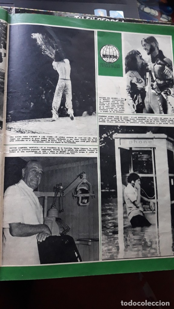 Coleccionismo de Revistas y Peri&oacute;dicos: hector campora rolling stones mick jagger steve mckinney