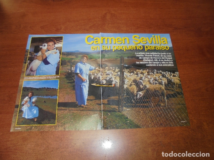 Coleccionismo de Revistas y Peri&oacute;dicos: CLIPPING 1995: CARMEN SEVILLA - PUBLICIDAD EXPRESSIVE DE LANCOME CON ISABELLA ROSELLINI