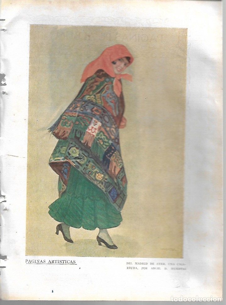 Collection Magazines and Newspapers: BYN 26 FEB 1928.N&ordm; 1919. CIGARRERA MADRID ANGEL H HUERTAS. ADRIANO DEL VALLE ORLA DE VARELA