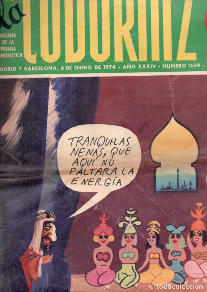 Coleccionismo de Revistas y Peri&oacute;dicos: LA CODORNIZ N&ordm; 1659 - 6 I 1974