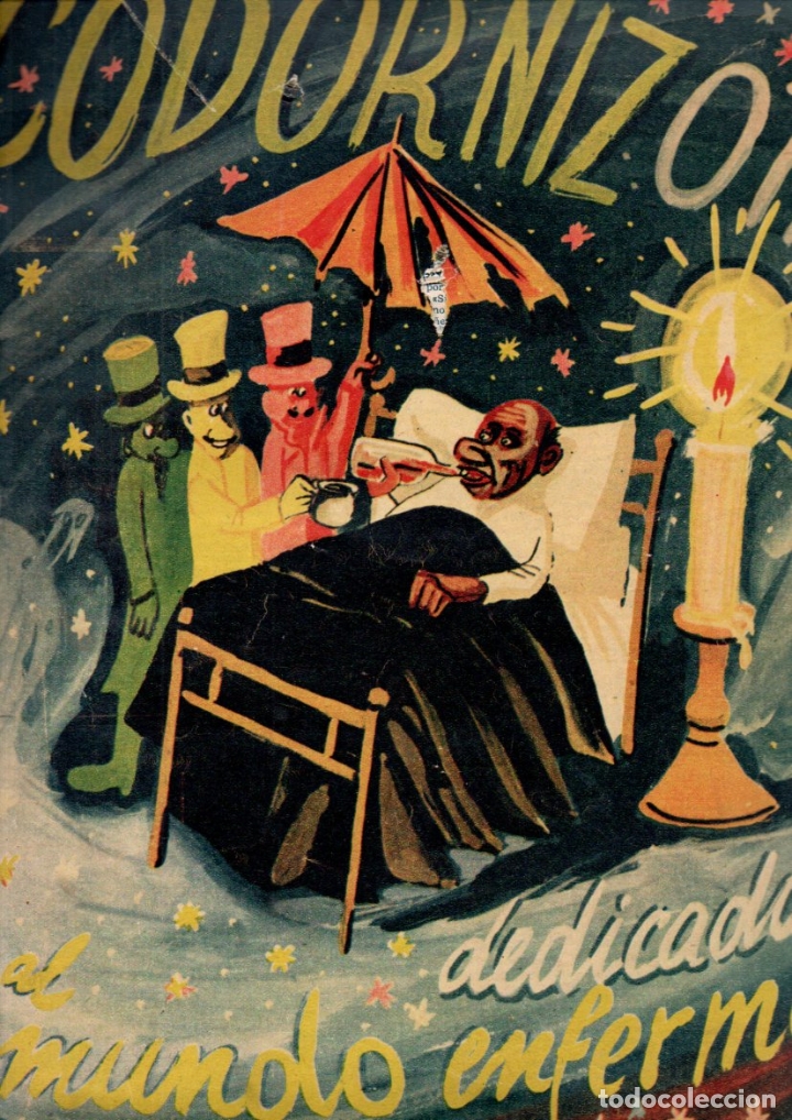 Coleccionismo de Revistas y Peri&oacute;dicos: LA CODORNIZ N&ordm; 736 - 25 XII 1955 EXTRA MUNDO ENFERMO