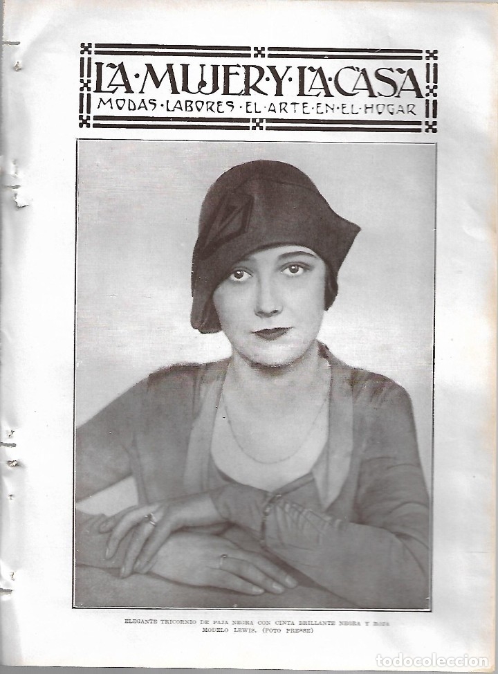 Collezionismo di Riviste e Giornali: BYN 26 FEB 1928.N&ordm;1919.F. MUJER CASA  MODA  MODELOS MAGDA BERNARD MATRIMONIO  ASTROLOGIA M. BUENO