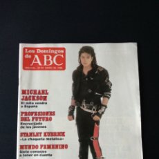 Coleccionismo de Revistas y Periódicos: REVISTA LOS DOMINGOS DE ABC 1988 MICHAEL JACKSON. Lote 179145481