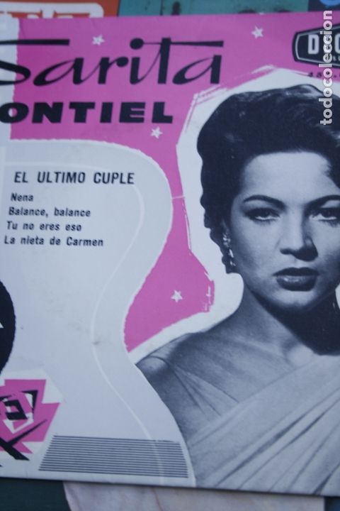 Coleccionismo de revistas y peri&oacute;dicos: DISCO VINILO SARA MONTIEL DECCA NENA BALANCE, BALANCE  EDITADO EN FRANCIA
