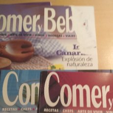 Coleccionismo de Revistas y Periódicos: COMER Y BEBER: COLECCIÓN DE REVISTAS 6 NÚMEROS