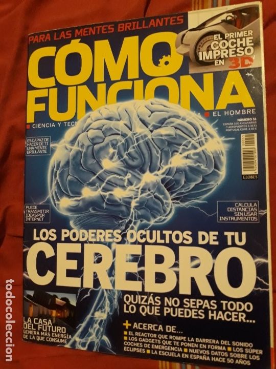 Collection Magazines and Newspapers: REVISTA COMO FUNCIONA N&ordm; 51 - LOS PODERES OCULTOS DE TU CEREBRO*