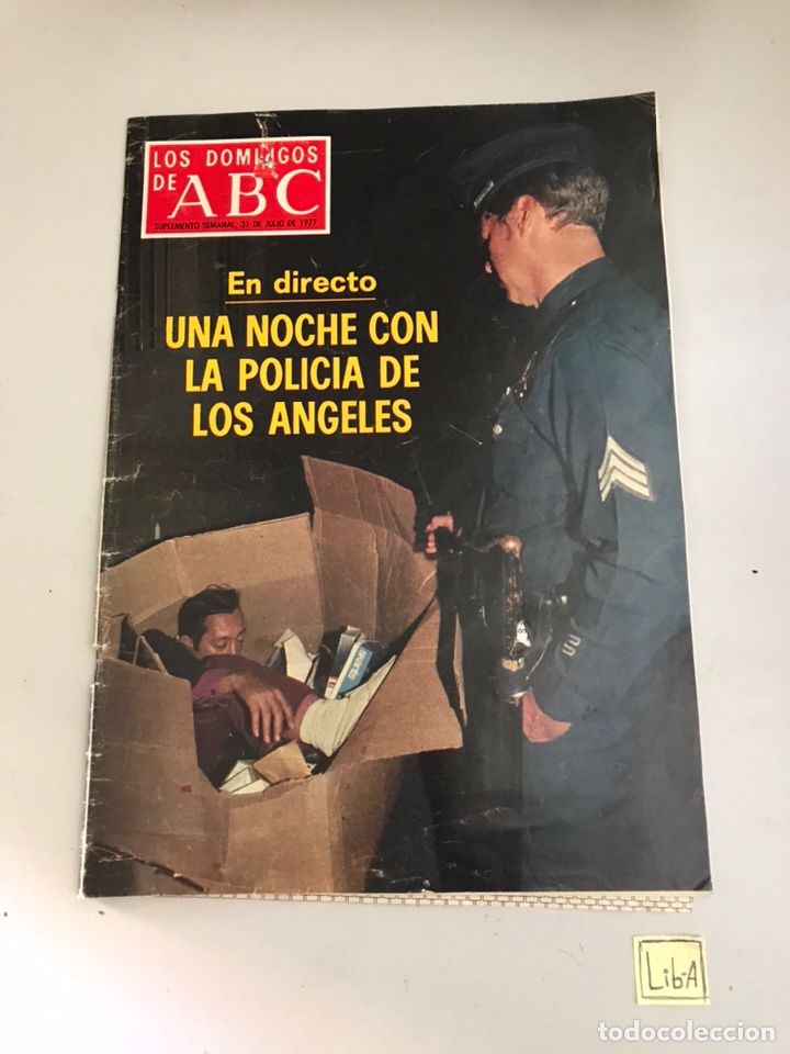 Coleccionismo de Revistas y Peri&oacute;dicos: ABC UNA NOCHE CON LOS POLIC&Iacute;AS DE LOS &Aacute;NGELES