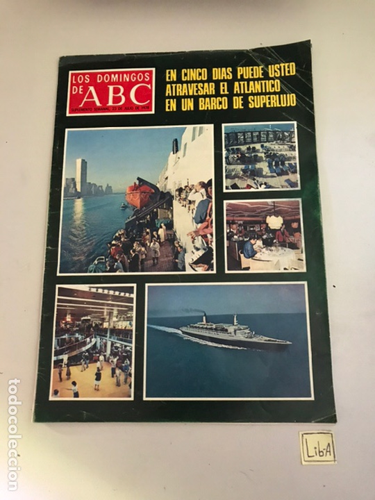 Coleccionismo de Revistas y Peri&oacute;dicos: ABC En cinco d&iacute;as puede usted atravesar el Atl&aacute;ntico