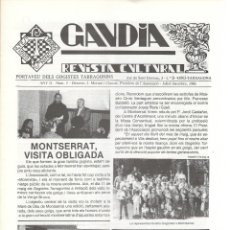 Coleccionismo de Revistas y Periódicos: REVISTA 'GAUDIA'. GOGISTES TARRAGONINS. NÚMERO 3. ANY 1986. Lote 179954626