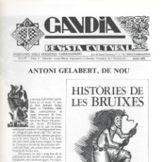 Coleccionismo de Revistas y Periódicos: REVISTA 'GAUDIA'. GOGISTES TARRAGONINS. NÚMERO 6. ANY 1988. Lote 179954676