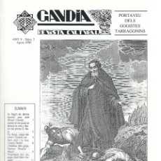 Coleccionismo de Revistas y Periódicos: REVISTA 'GAUDIA'. GOGISTES TARRAGONINS. NÚMERO 7. ANY 1990. Lote 179954745