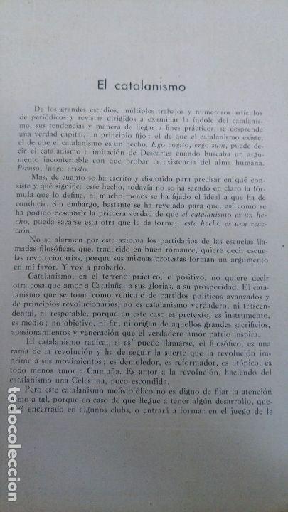 Sammeln von Zeitschriften und Zeitungen: EL CATALANISMO ARTICULO POR LUIS MARIA DE LLAUDER REVISTA A&Ntilde;O 1935