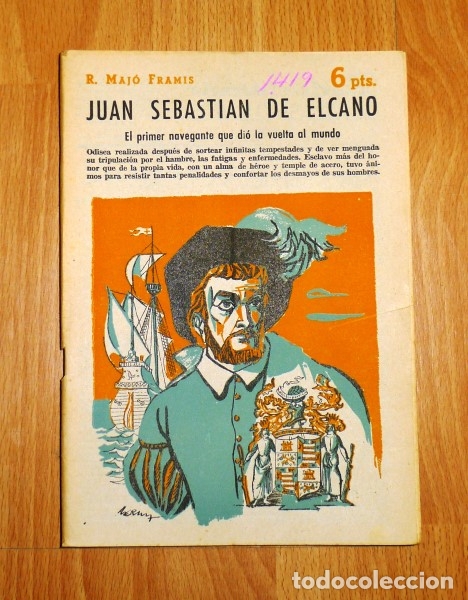 Sammeln von Zeitschriften und Zeitungen: MAJ&Oacute; FRAMIS, R. Juan Sebasti&aacute;n de Elcano : el primer navegante... (Revista Literaria Novelas y Cuent