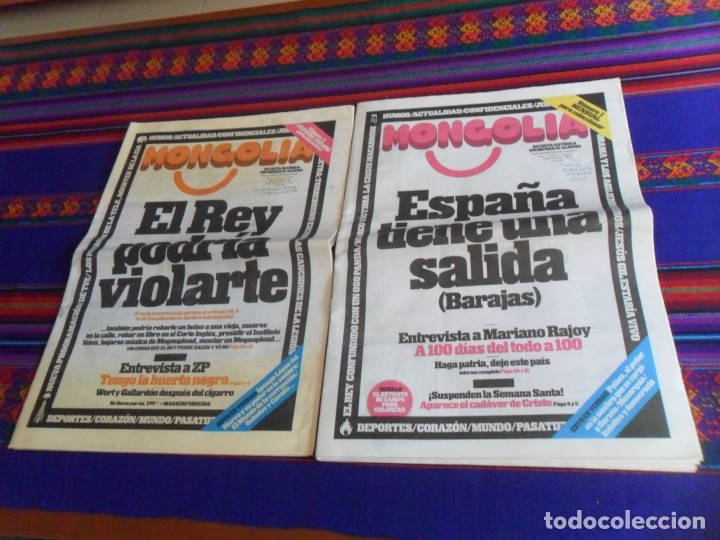 Collectionnisme de Revues et Journaux: MONGOLIA N&ordm;S 1 Y 2. MARZO Y MAYO 2012. 3&euro;. BUEN ESTADO.