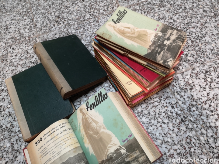Coleccionismo de revistas y peri&oacute;dicos: REVISTA MENSUAL FONTILLES , LOTE DE 150 EJEMPLARES, ALGUNOS ENCUADERNADOS. A&Ntilde;OS 40-50