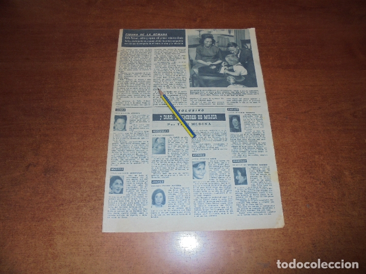 Coleccionismo de Revistas y Peri&oacute;dicos: CLIPPING 1963: HELLE VIRKNER. DOLORES BULT&Oacute;. ROC&Iacute;O DURCAL. LINA ROSALES - PUBLICIDAD STARLUX