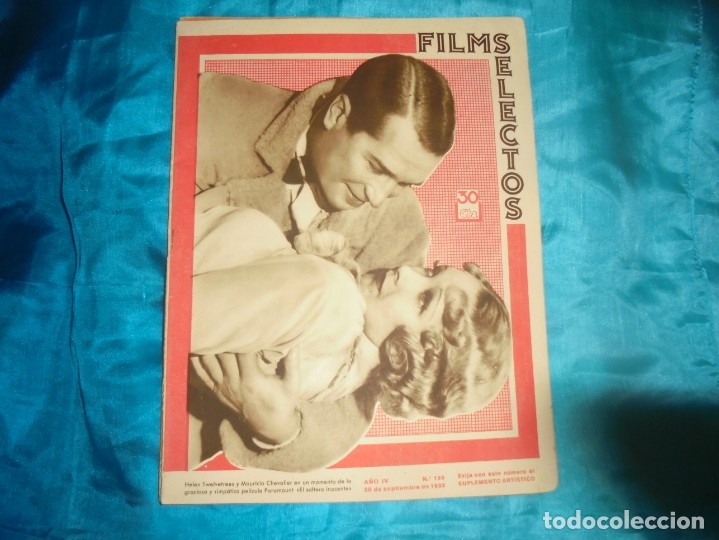 Collection Magazines and Newspapers: FILMS SELECTOS N&ordm; 155. NOVIEMBRE 1933. SUPLEMENTO ARTISTICO : JOAN BLONDELL
